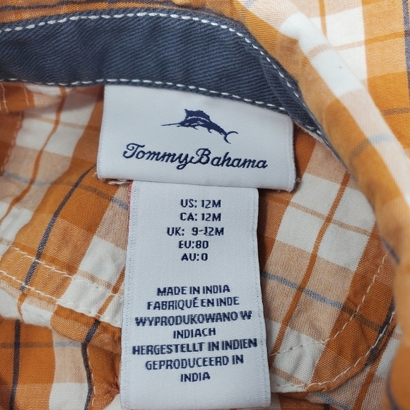 TOMMY BAHAMA ONE PIECE LONG SLEEVE BURNT ORANGE FALL OUTFIT TODDLER 12 MONTHS - Picture 4 of 11